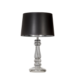 Lampa na stół lub komodę PETIT TRIANON TRANSPARENT BLACK L051361262 4concepts✅