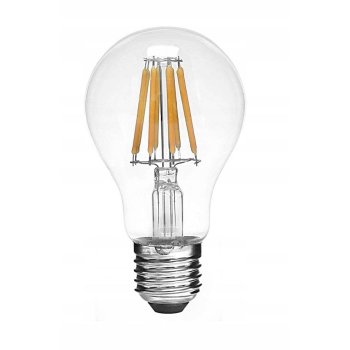 DECORATIVI LED żarówka źródło Filament E27 ozdobna 4W barwa biała zimna Edison 67