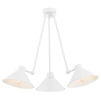 Lampa nad stół loft wisząca ALTEA 1451 biała regulowana  – Argon