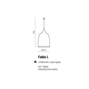 Azzardo Lampa designerska FABIO L AZ0301