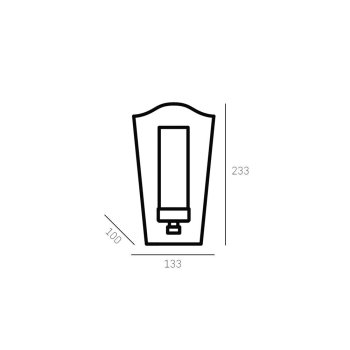 Kinkiet DUBLIN W01162BZ - Cosmo Light