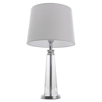 Lampa stołowa CHARLOTTE chrom T01332CH-WH - Cosmo Light