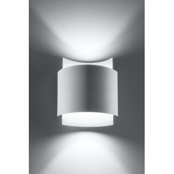Lampa ścienna IMPACT biały  SL.0857 - Sollux