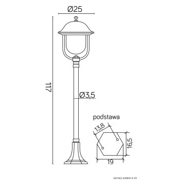 Lampa stojąca PRINCE - K 5002/2/O - SU-MA