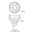 Lampa wisząca kryształowa GLADIUS P0535-06C-F4J7 - Zuma Line