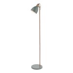 Frederick Floor Lamp Grey & Copper