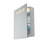 Zeus Bathroom Cabinet complete with Shaver Socket IP44