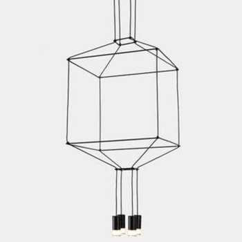 Lampa wisząca LINEA-4 czarna ST-5961-4 - Step Into Design