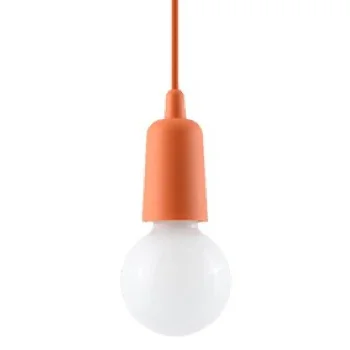 Lampa wisząca DIEGO 1 Pomarańczowy  SL.0584 - Sollux