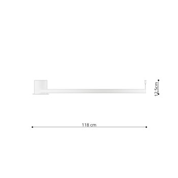Plafon RIO 110 biały LED 3000K TH.133 - Thoro